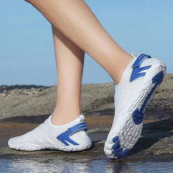 Пляжная обувь для плавания, нескользящие кроссовки для болотных прогулок, Быстросохнущая обувь для серфинга, Дышащие износостойкие принадлежности для активного отдыха на озере