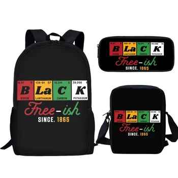 Популярные школьные сумки Black History Designer Большой емкости Портативный дорожный рюкзак Сумка для компьютера Повседневные сумки для книг для мальчиков и девочек 2023